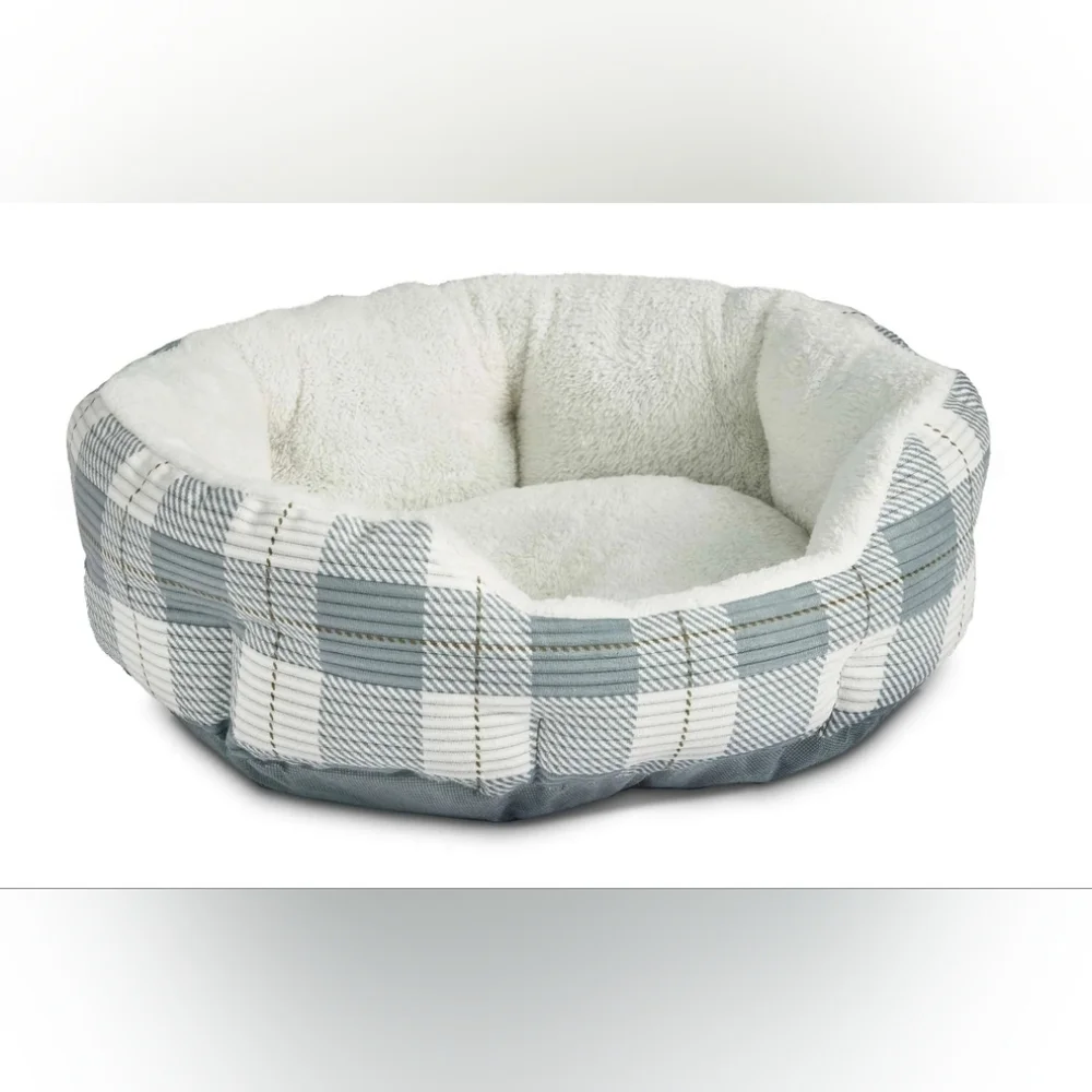 Cozy Plaid Pet Bed